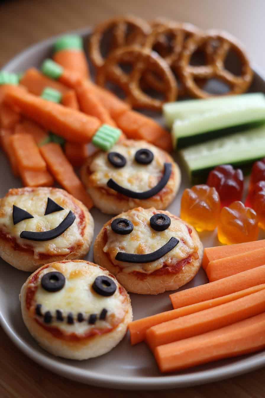 Gruseliger Halloween Teller: 4 Zutaten für Kinder