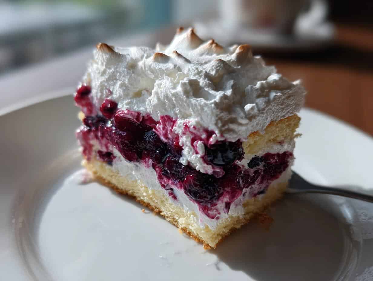 Verführerischer Heidelbeer Blechkuchen mit Baiser: 3 Tipps