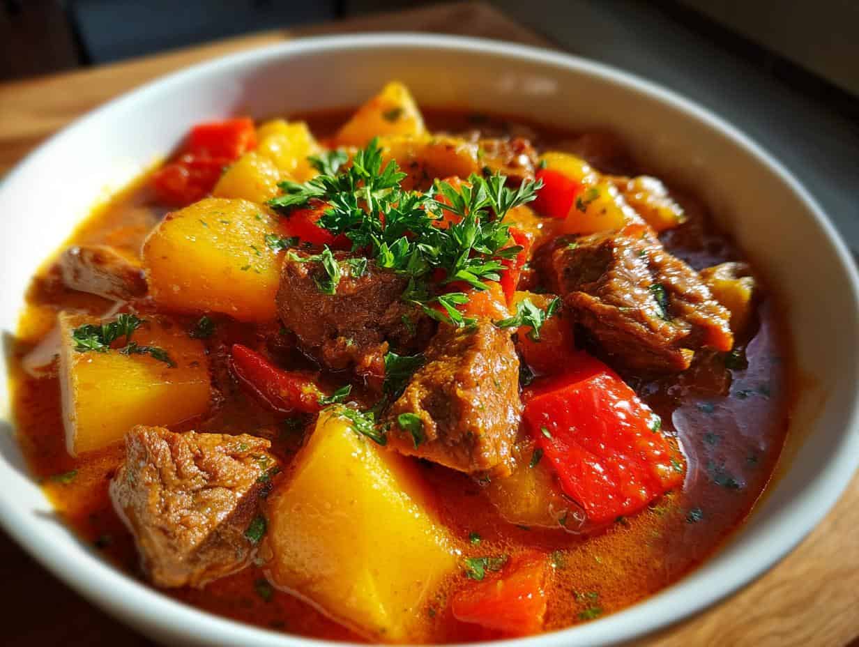 Herzhaftes Rindfleischgulasch: Delicious 2-Hour Recipe