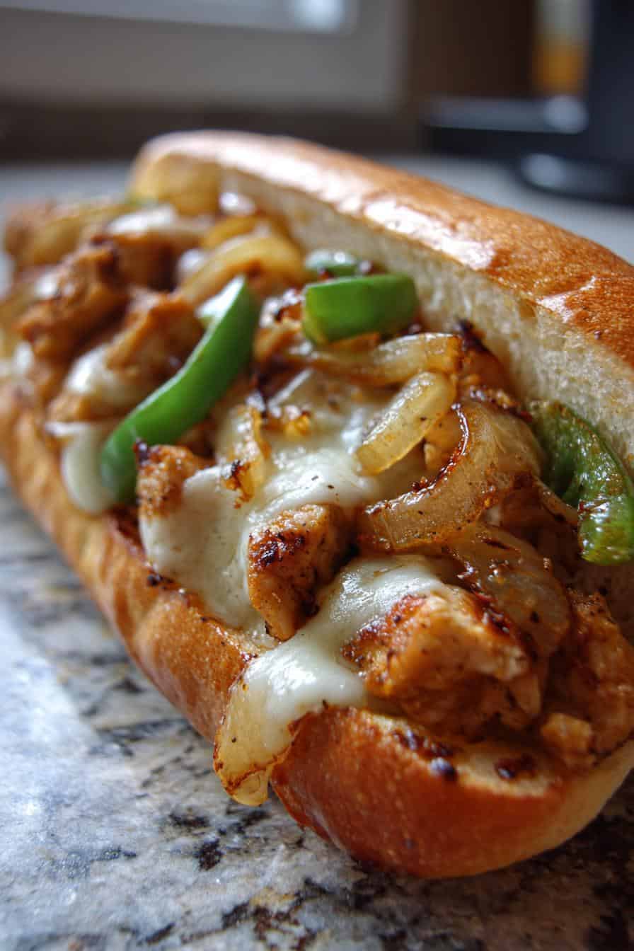 Einfaches Hähnchen Cheesesteak Rezept: In 30 Min Glücklich