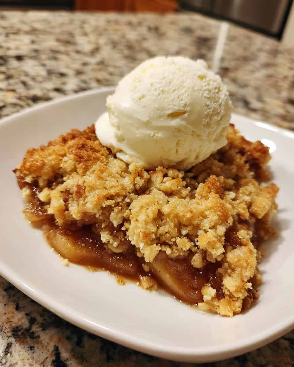 Knuspriger Apfel-Crumble - detail 3