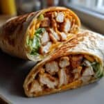 Knuspriger Chicken Ranch Snack Wrap