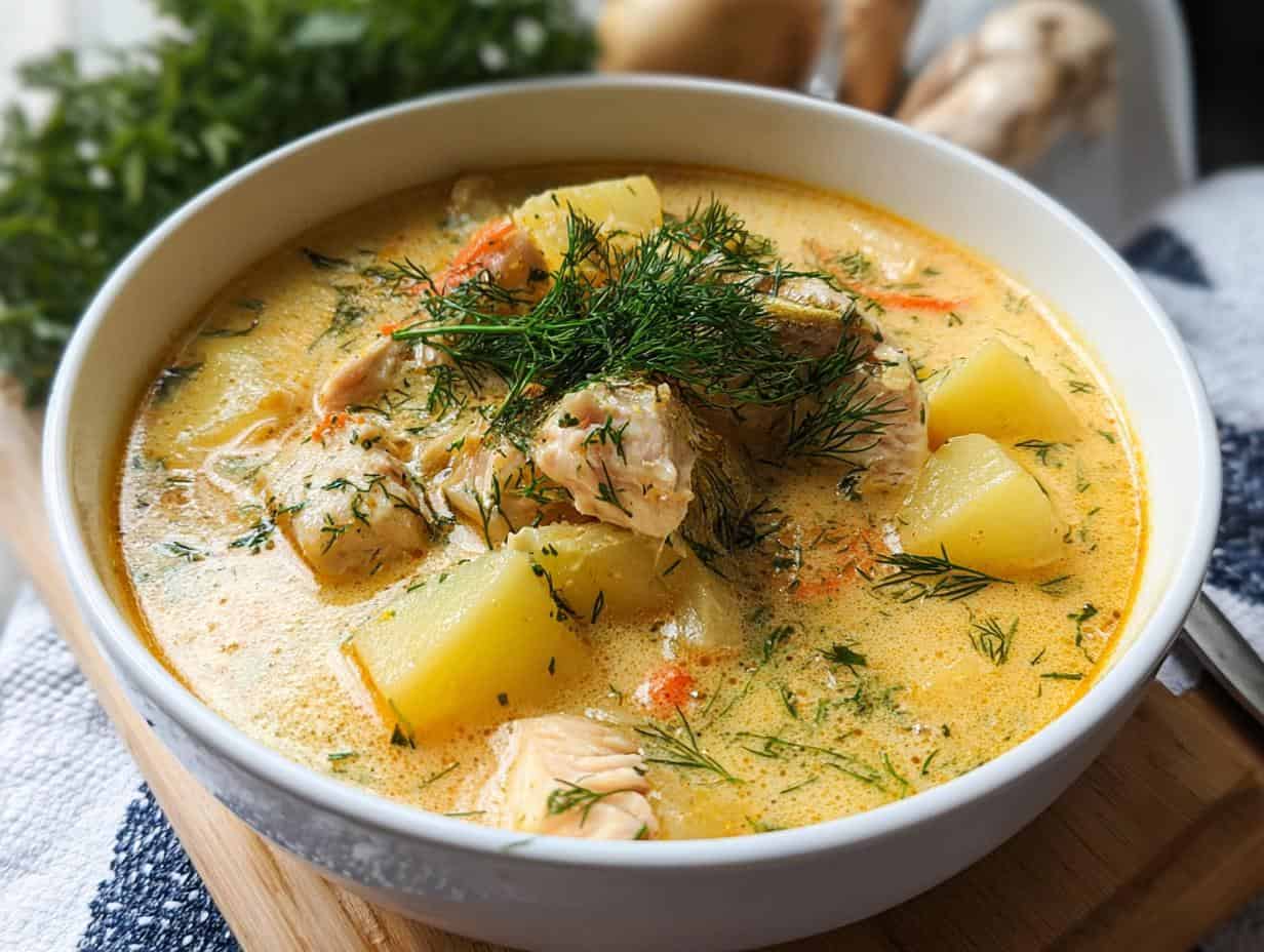 Devastating Köstliche Rahm-Fischsuppe mit Kartoffeln in 40 Min