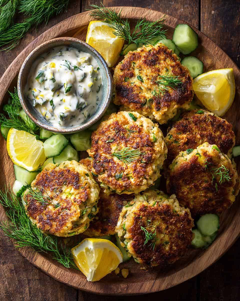 Saftige Frikadellen mit Dill-Gurkensalat - detail 3