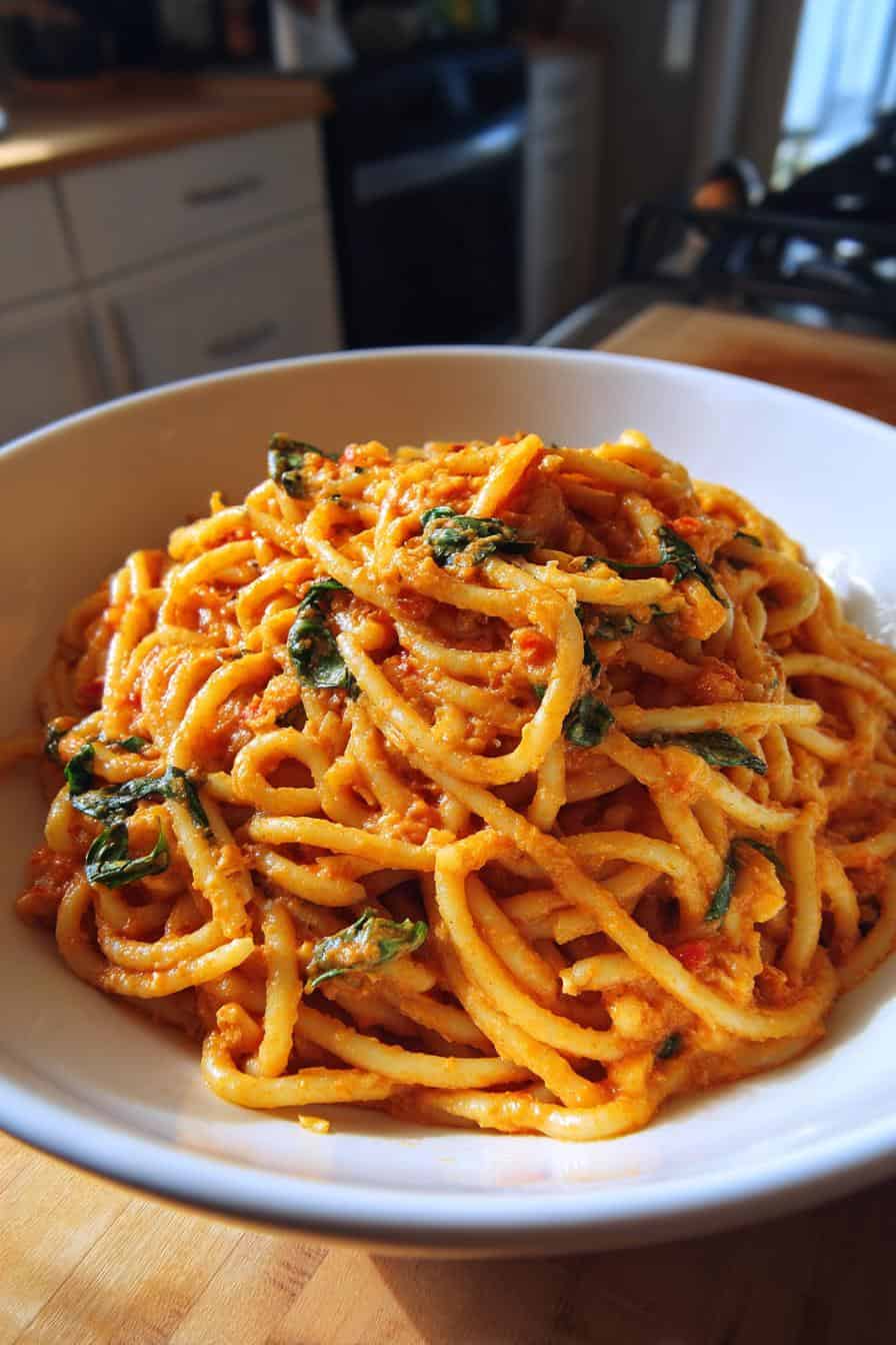 Tomate Ricotta Nudeln: 3 Zutaten, himmlisch einfach
