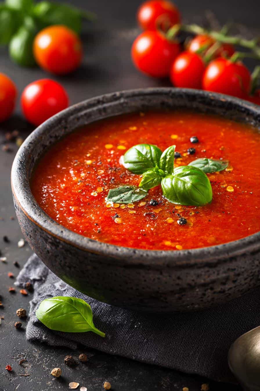 Blitzschnelle Tomatensuppe: 4 Zutaten, köstlicher Alltag