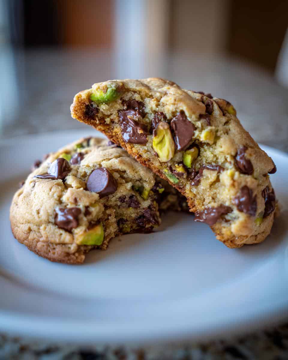 Unwiderstehliche Schoko-Pistazien-Cookies - detail 2