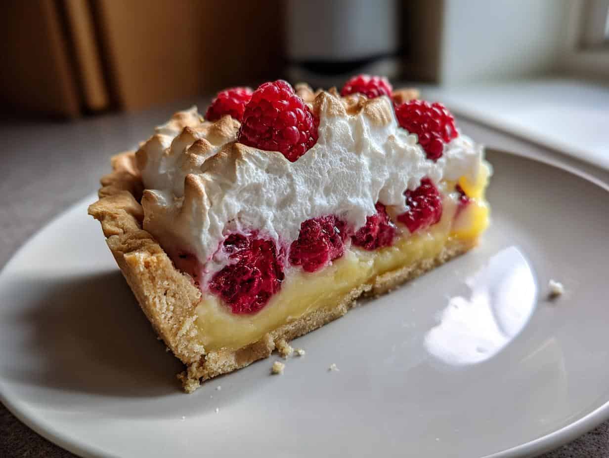 Entfessle Freude: Zitronen Himbeer Baiser Tarte Rezept