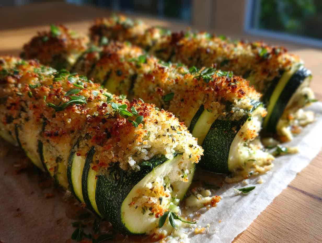 Zweierlei Hasselback Zucchini Genuss: 20 Min Glück