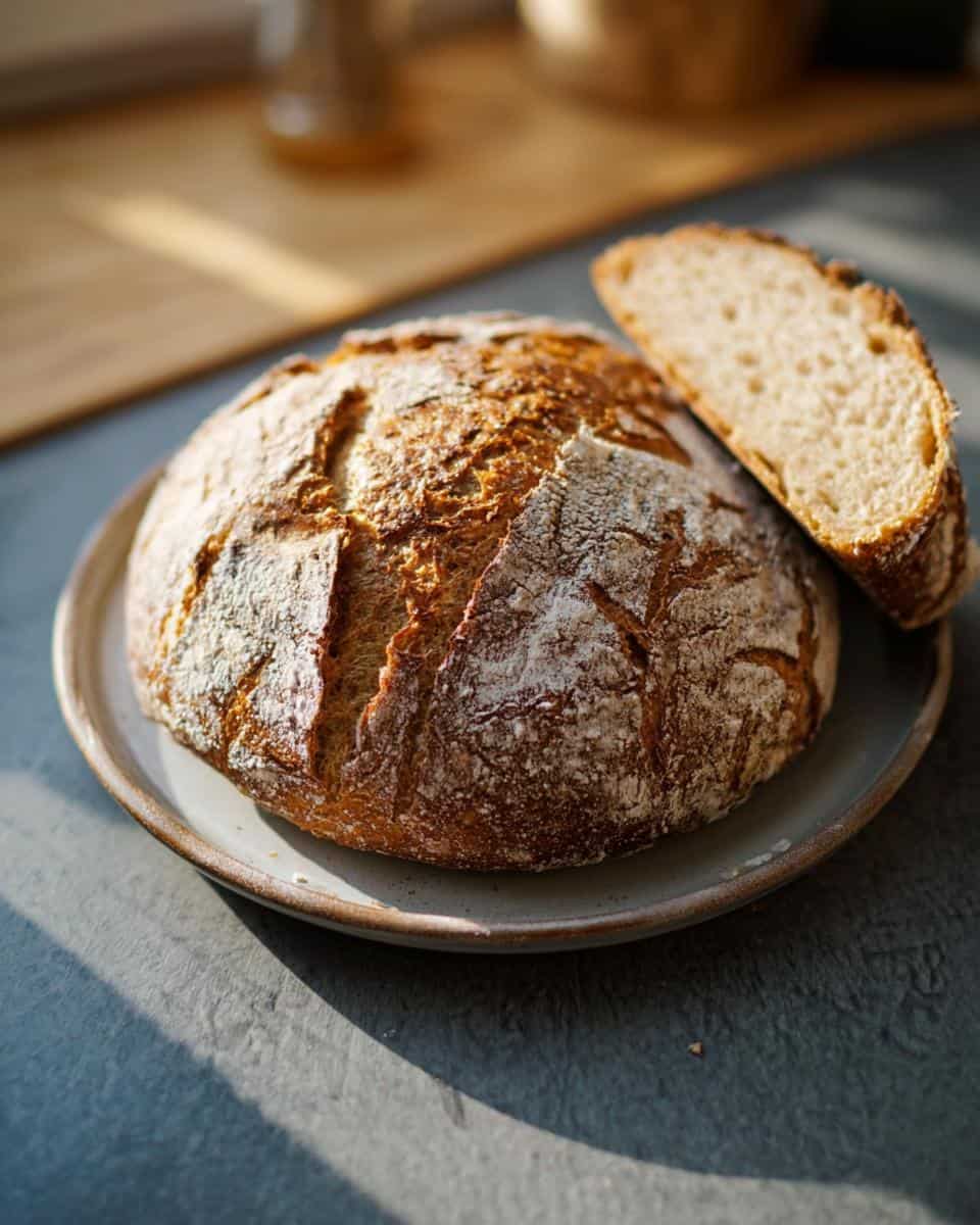 Dunkles Dinkelbrot mit Kracher-Kruste - detail 2