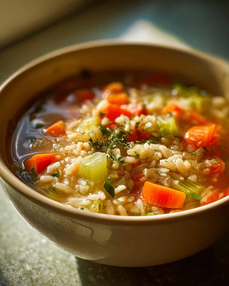 Reissuppe mit Gemüse selber machen - detail 2