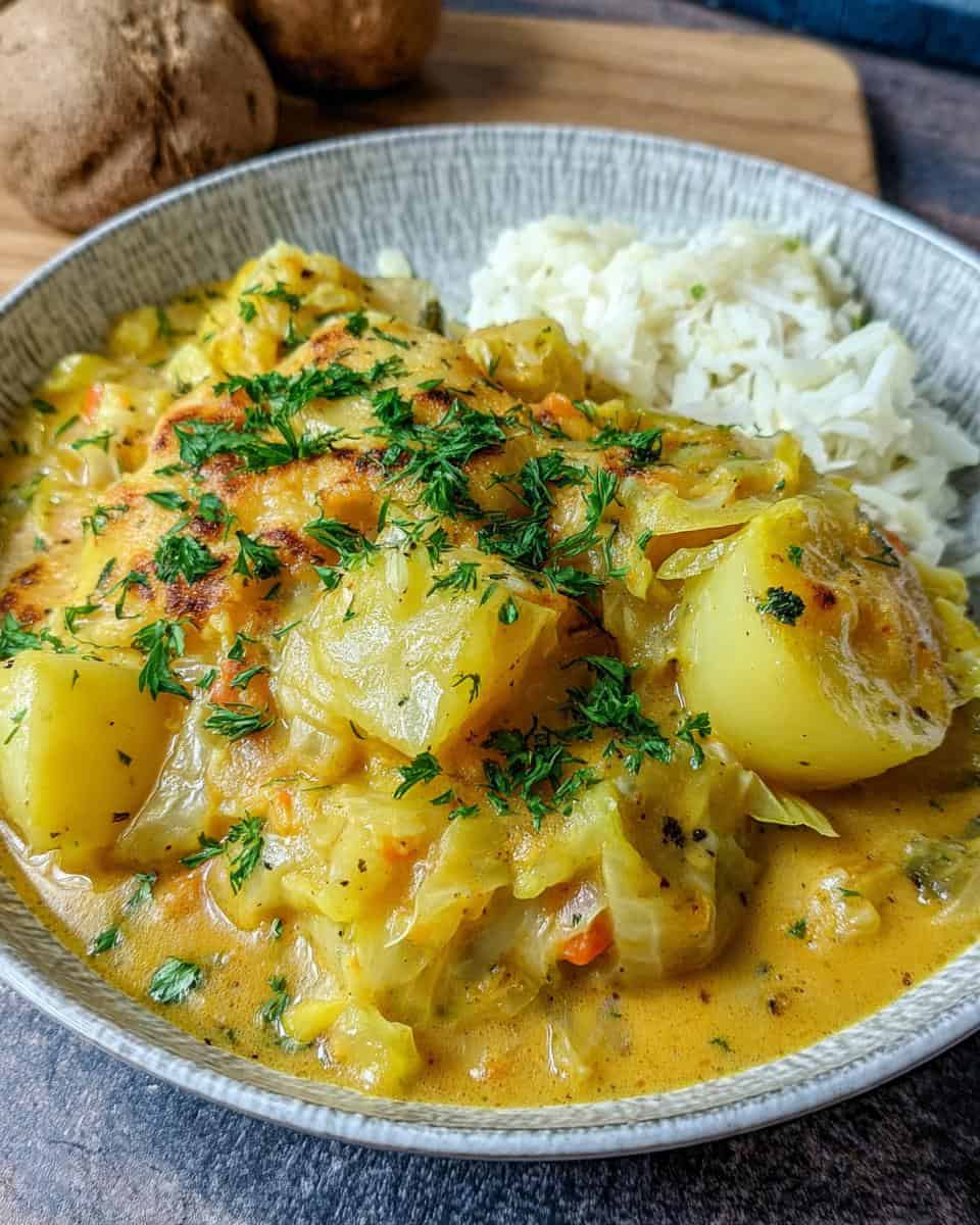 Cremiger Spitzkohl Auflauf mit Käse überbacken - detail 1