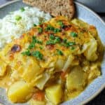 Cremiger Spitzkohl Auflauf mit Käse überbacken