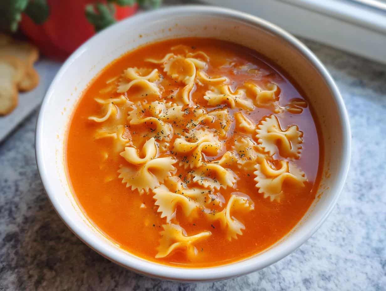 Paprikasuppe einfach: 20 Min. köstlich & sündhaft lecker