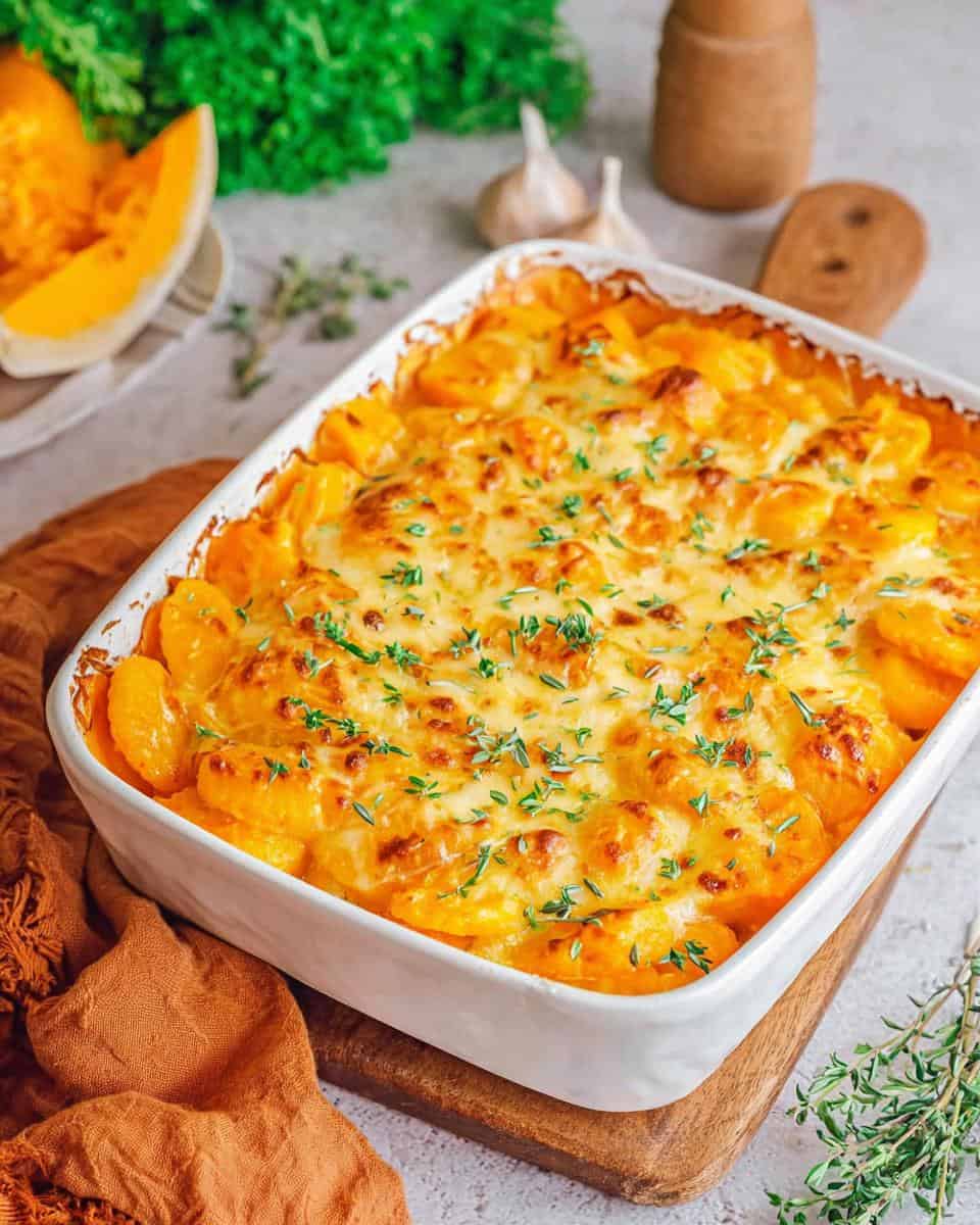 Einfacher Butternut-Kürbis-Gnocchi-Auflauf - detail 1