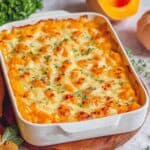 Einfacher Butternut-Kürbis-Gnocchi-Auflauf