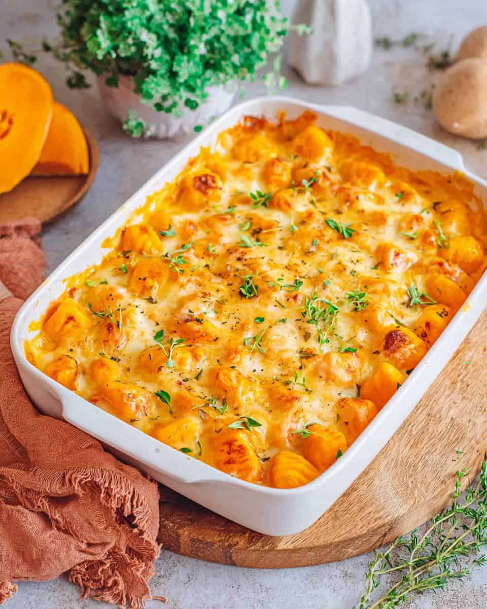 Einfacher Butternut-Kürbis-Gnocchi-Auflauf - detail 3