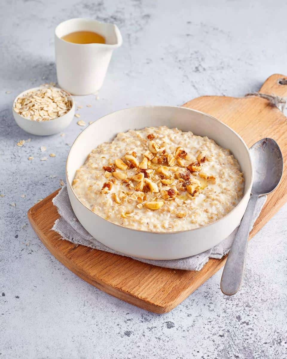 Einfaches Porridge Rezept mit Haferflocken schnell gemacht - detail 3