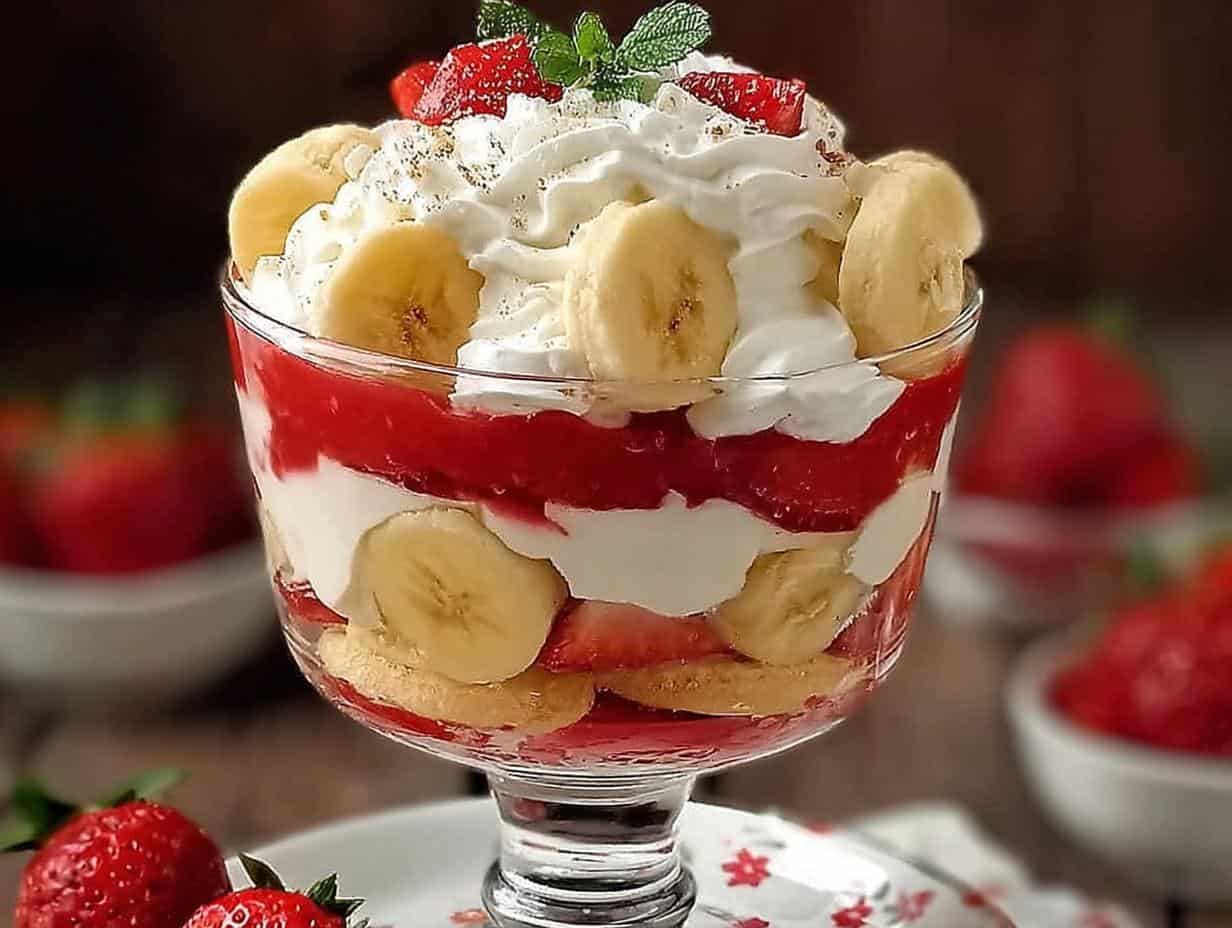 Erdbeer-Bananen-Pudding-Traum: Genial Einfach!