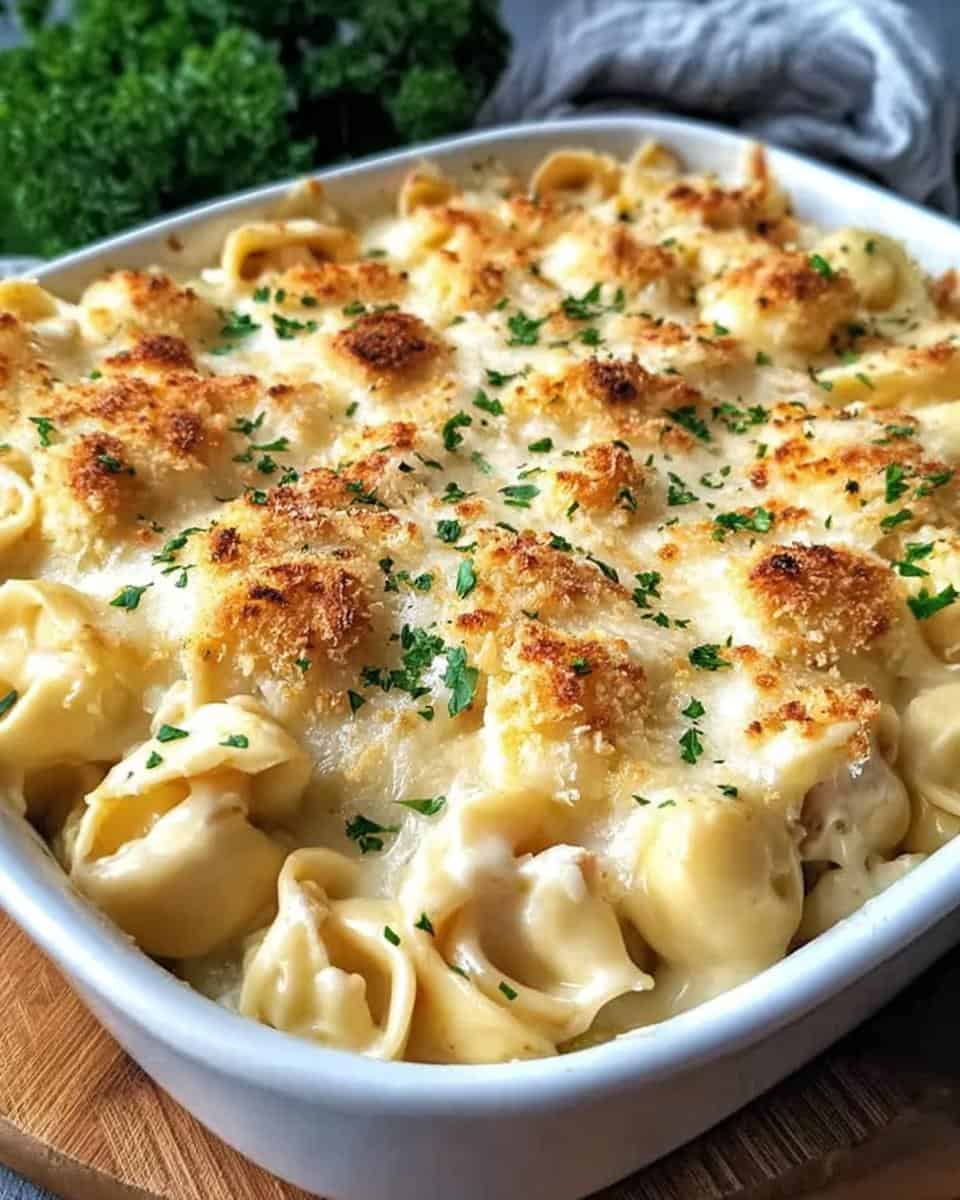 Hähnchen Alfredo Tortellini Auflauf - detail 1