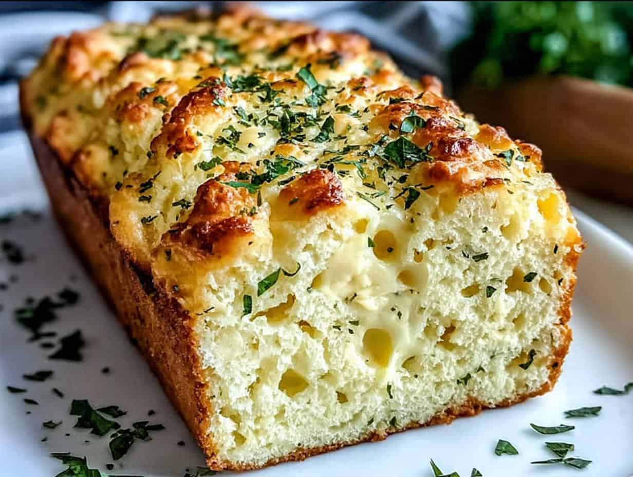 Unglaublich! Kräuter-Käse-Schnellbrot in 30 Minuten