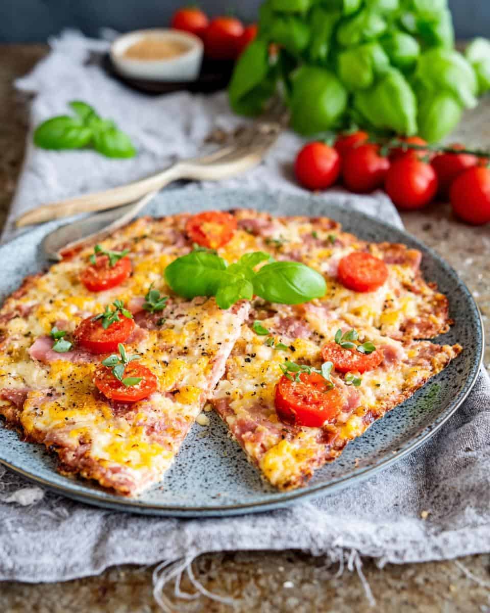 Low Carb Schüttelpizza - detail 2