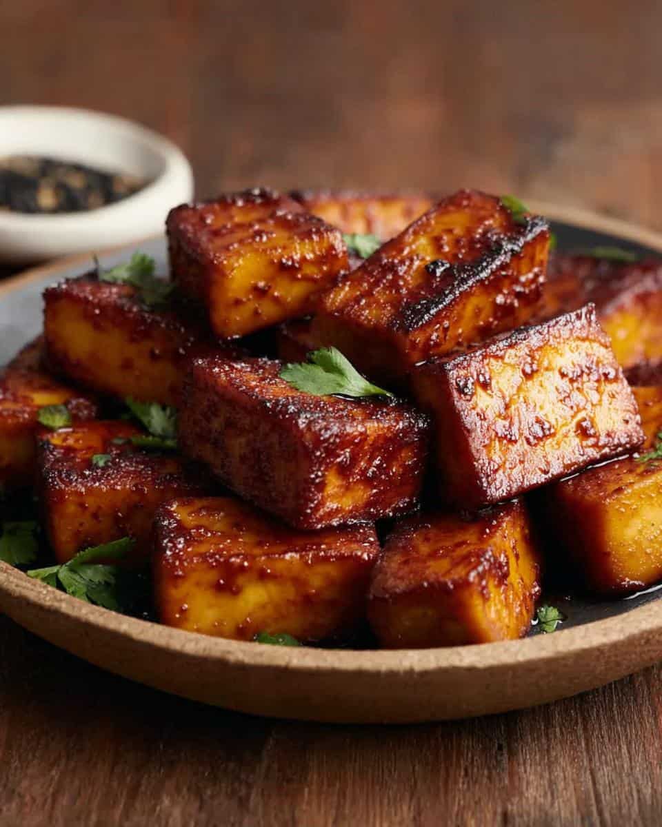 Rauchiger Paprika Tofu - detail 2