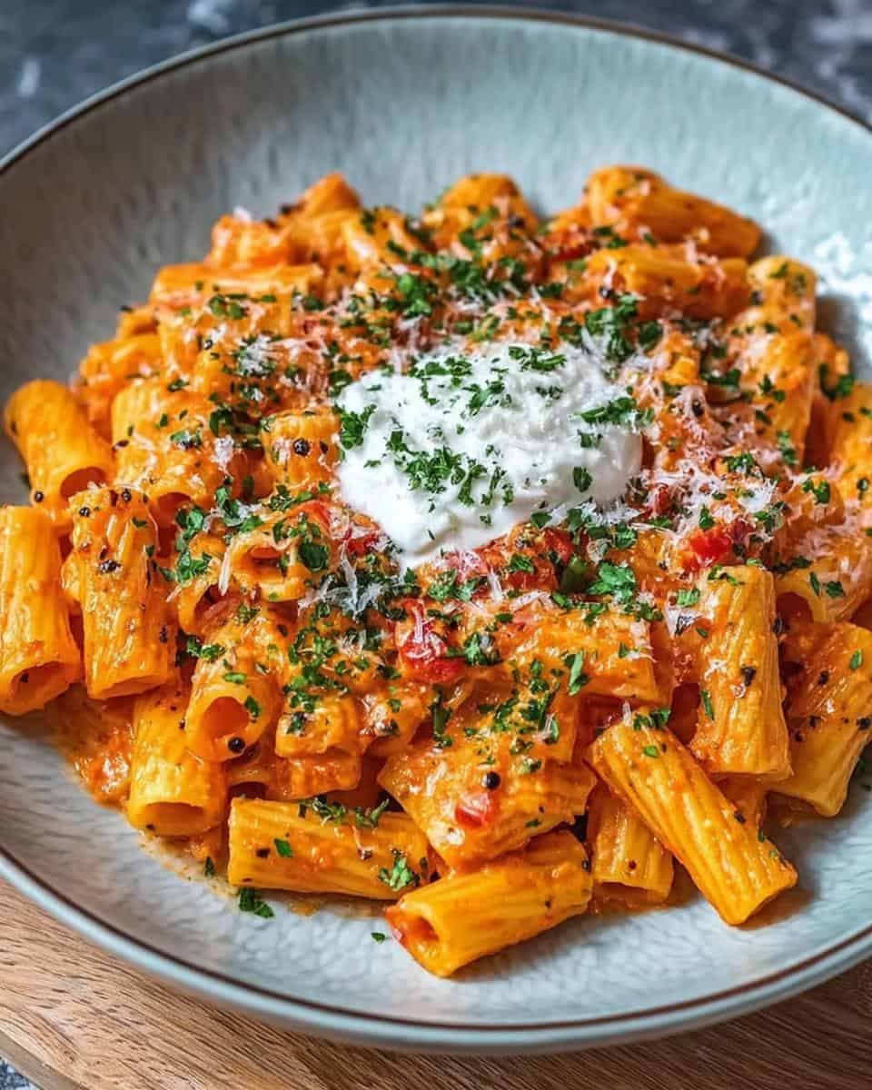 Tomaten-Knoblauch-Pasta Rezept für ein schnelles Abendessen - detail 2